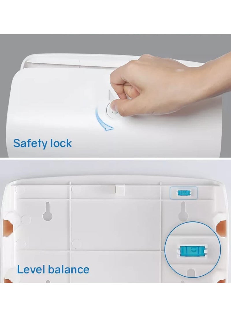 TARGET HYGIENE - TARGET HYGIENE Heavy Duty MFold Tissue Paper Dispenser with Free 2 Packet of Multi fold Tissue Paper Refill - Image 1
