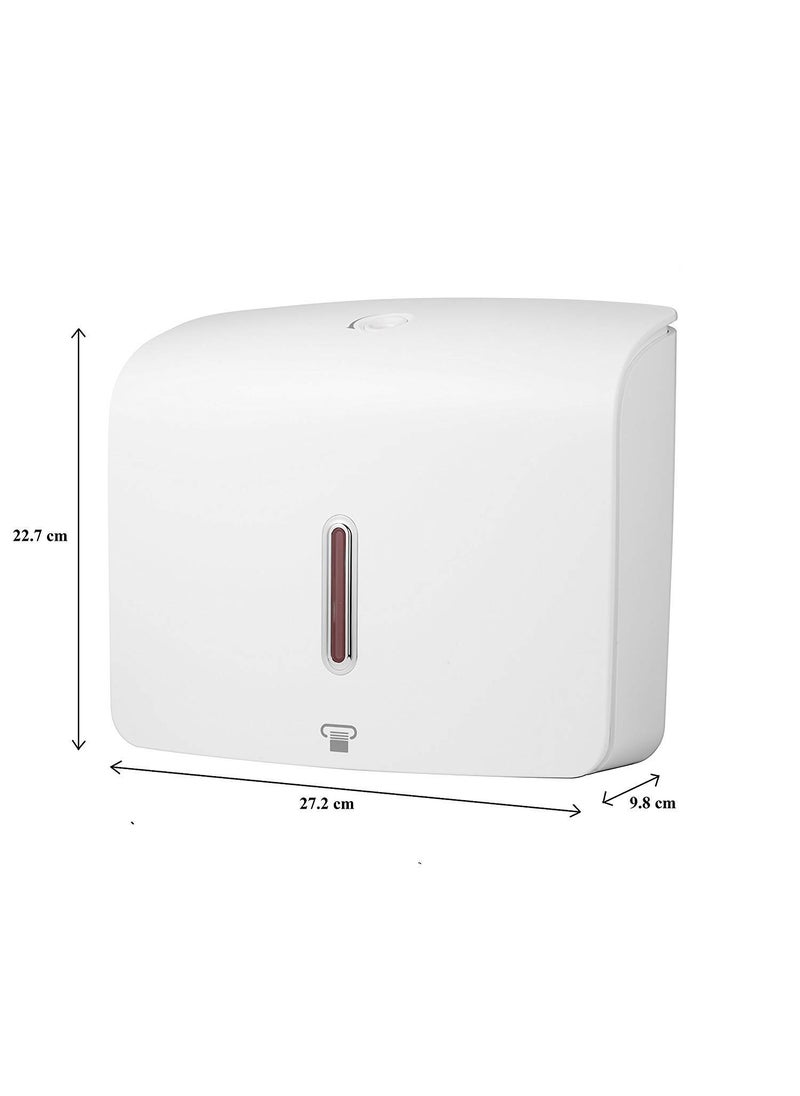 TARGET HYGIENE - TARGET HYGIENE Heavy Duty MFold Tissue Paper Dispenser with Free 2 Packet of Multi fold Tissue Paper Refill - Image 1