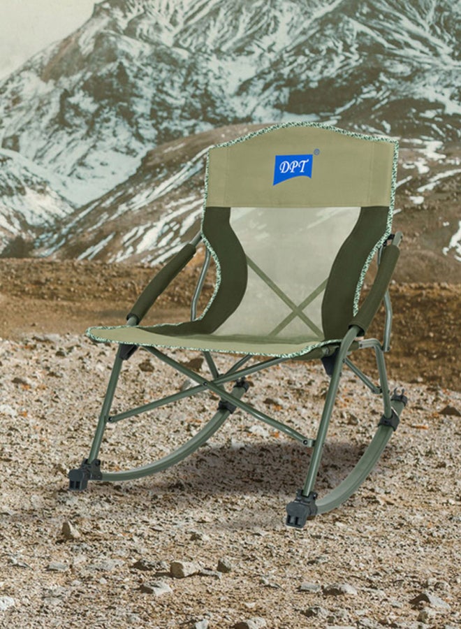 دي بي تي كرسي تخييم قابل للطي كرسي رحلات اخضر مقاس53*35*38.5*80سم - Image 2