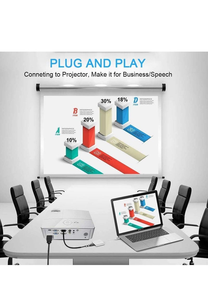 ELTRAZONE USB C to HDMI Multiport Adapter 3-in-1 Type-C Hub with Thunderbolt 3 to HDMI 4K Output, USB 3.0 Port, PD Quick Charging Port – Digital AV Adapter for MacBook Pro, MacBook Air, Projectors, Monitors - Image 5