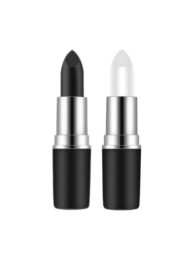 Mysense Black And White Face Body Paint Stick, Eye Black Stick For Sports Baseball Softball Football, Blendable Cream Facepaint For Halloween Costume Clown Skull Skeleton Cosplay Makeup  - Image 1