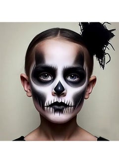 Mysense Black And White Face Body Paint Stick, Eye Black Stick For Sports Baseball Softball Football, Blendable Cream Facepaint For Halloween Costume Clown Skull Skeleton Cosplay Makeup  - Image 2