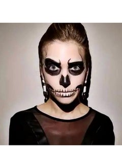 Mysense Black And White Face Body Paint Stick, Eye Black Stick For Sports Baseball Softball Football, Blendable Cream Facepaint For Halloween Costume Clown Skull Skeleton Cosplay Makeup  - Image 5