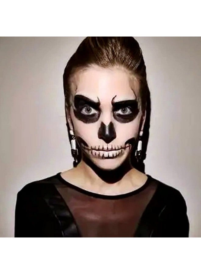 Mysense Black And White Face Body Paint Stick, Eye Black Stick For Sports Baseball Softball Football, Blendable Cream Facepaint For Halloween Costume Clown Skull Skeleton Cosplay Makeup  - Image 5