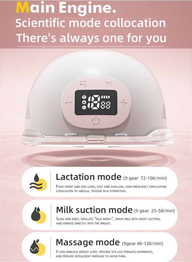 Jccgoo Wearable Breast Pump with 3 Mode 15 Levels, Hands Free Electric Breast Pump 1200mAh with Screen Display - Image 4