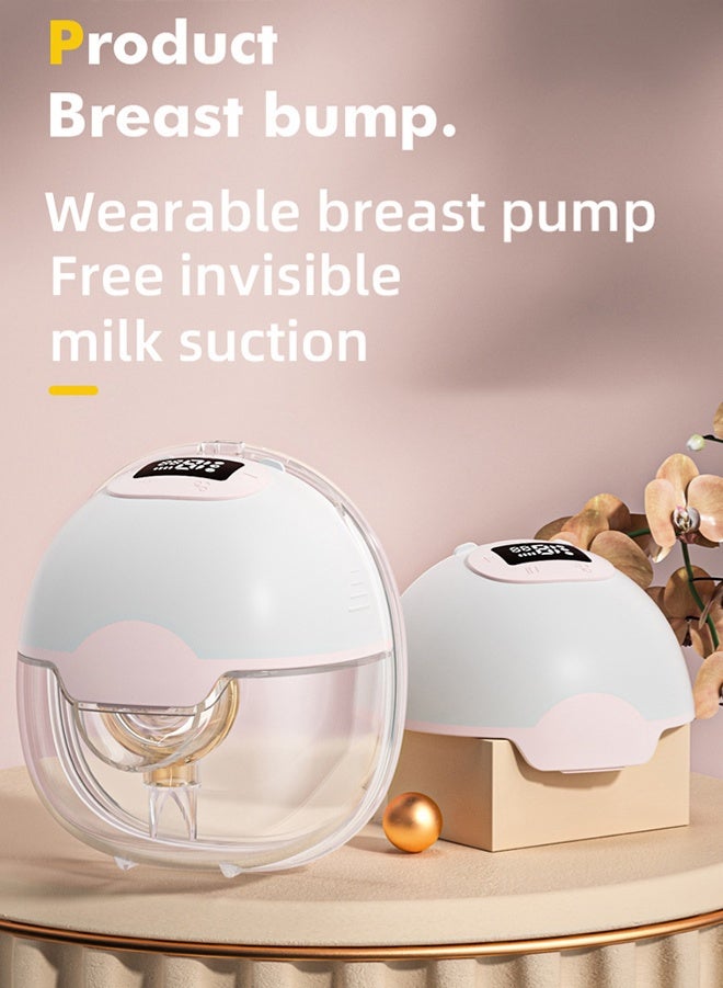 Jccgoo Wearable Breast Pump with 3 Mode 15 Levels, Hands Free Electric Breast Pump 1200mAh with Screen Display - Image 2