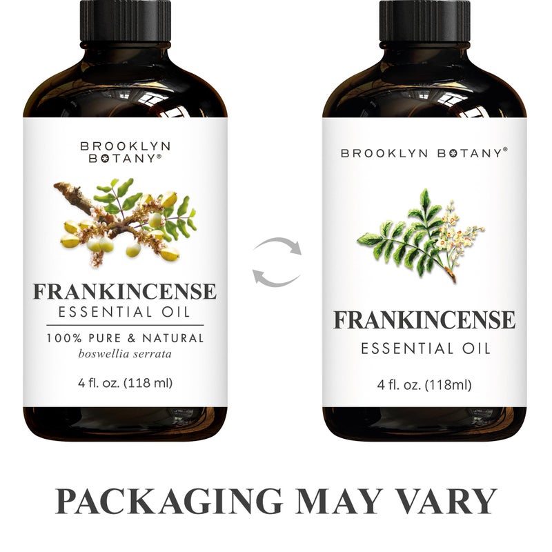 Brooklyn Botany Frankincense Essential Oil - Huge 4 Fl Oz - 100% Pure and Natural - Premium Grade with Dropper - for Aromatherapy and Diffuser - Image 2