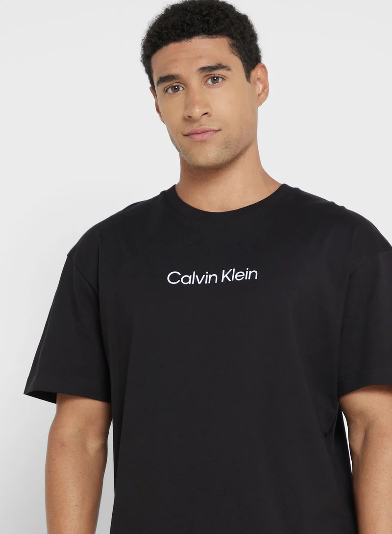 CALVIN KLEIN Logo Crew Neck T-Shirt