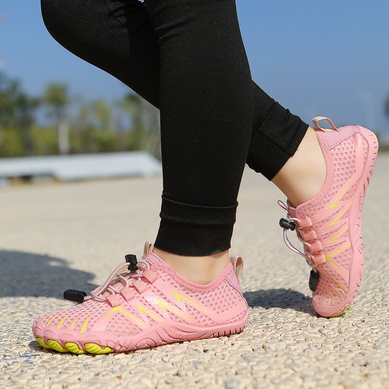New Model Outdoor Children''s Non-Slip Barefoot Shoes, Swimming and River Tracing Shoes, Lightweight and Breathable Parent-Child Shoes, Five-Toe Sports Shoes - Image 1