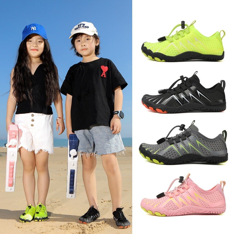 New Model Outdoor Children''s Non-Slip Barefoot Shoes, Swimming and River Tracing Shoes, Lightweight and Breathable Parent-Child Shoes, Five-Toe Sports Shoes - Image 2