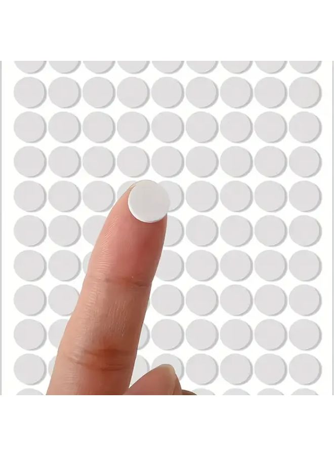 200pcs White Self Adhesive Foam Pads Anti Slip Shock Absorbing Furniture Protection - Image 4