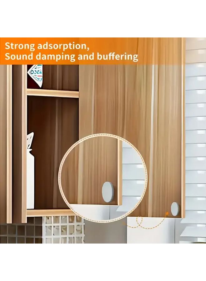 200pcs White Self Adhesive Foam Pads Anti Slip Shock Absorbing Furniture Protection - Image 3