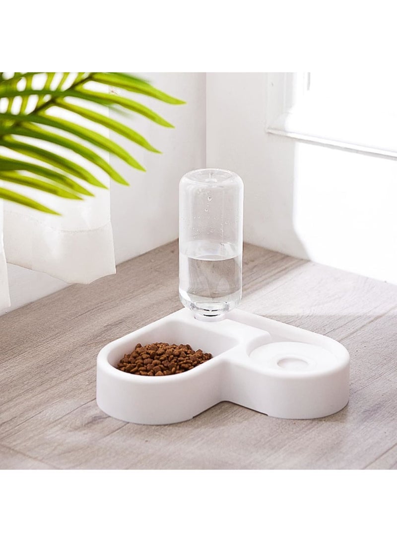 SYOSI Pet Feeding Bowl Set,Double Dish with Automatic Water Dispenser for Dogs and Cats,Non Slip Base and Detachable Design for Easy Cleaning,Ideal for Small and Medium Pets at Home - Image 4