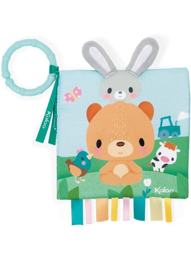 Kaloo - Choo - Babies’ Fabric Activity Book - Choo at the Farm - Image 1