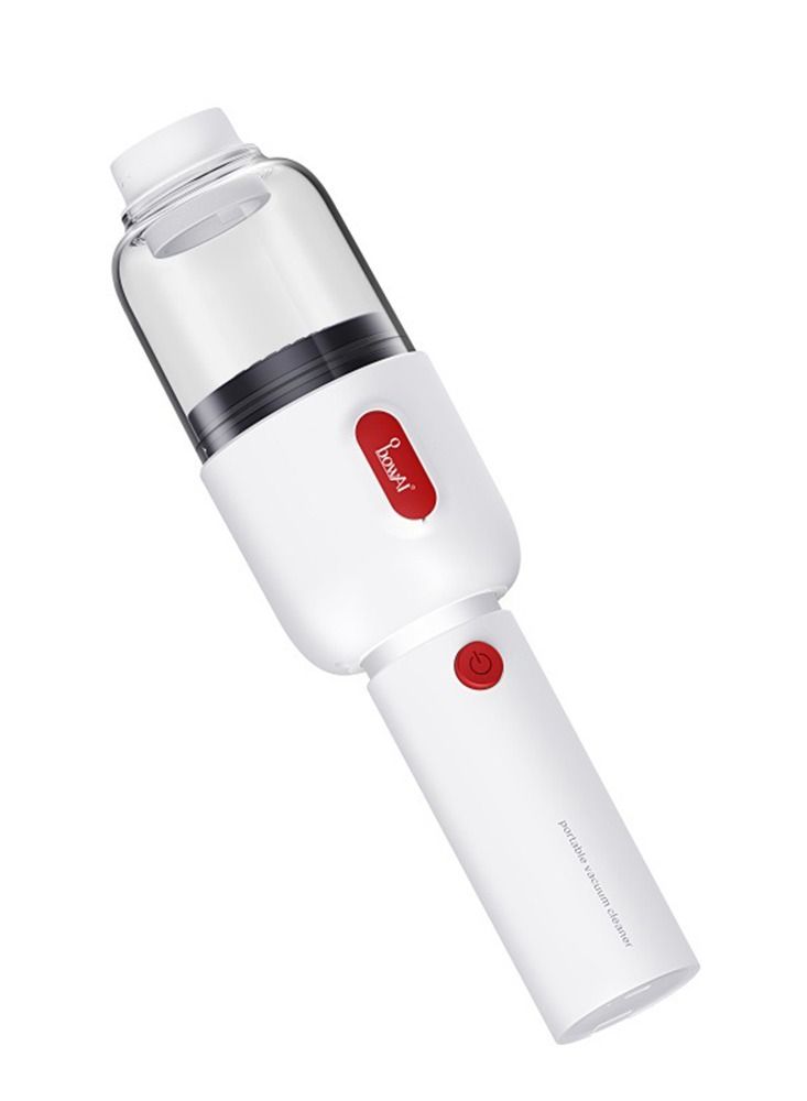 عربست مكنسة كهربائية لاسلكية باليد ، 1800 ماه بطارية ليثيوم أيون ، 12000 باسكال شفط ، أبيض - Image 1