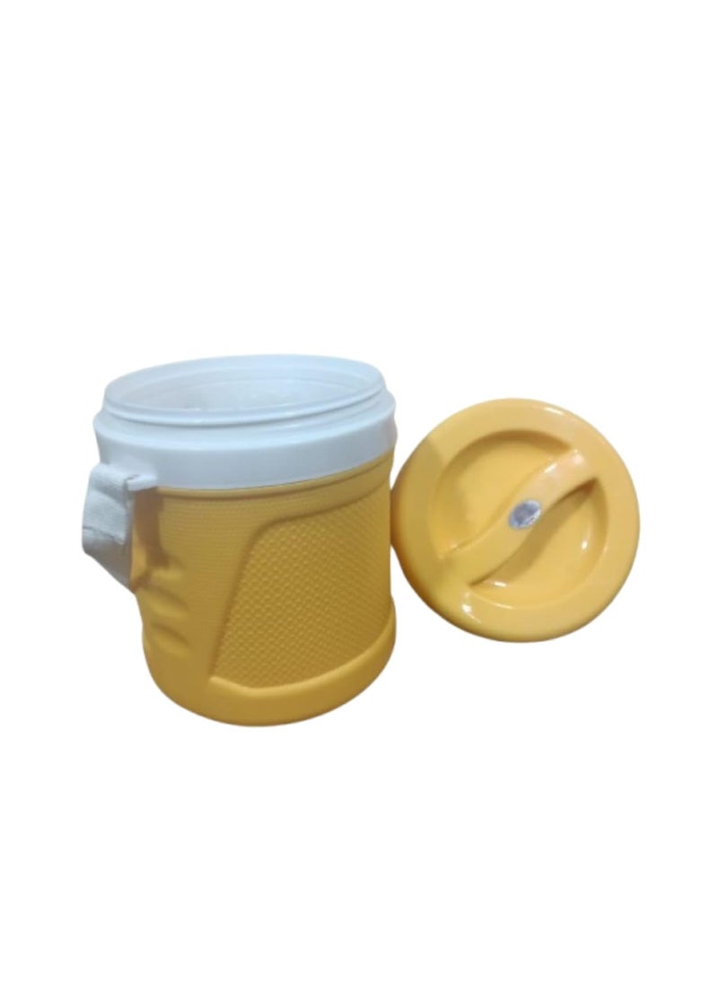 Generic MALKAN Marketing 3 Container Insulated Lunch Box 300ml for Men Women Kids Yellow  - Image 3