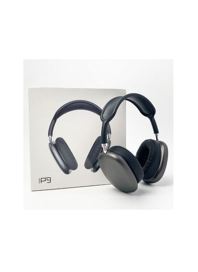 Generic - P9 Bluetooth Wireless Headset Over-Ear Headphone Black - Image 1