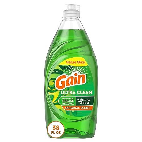 Gain Ultra Dishwashing Liquid Dish Soap Original Scent 38 fl oz