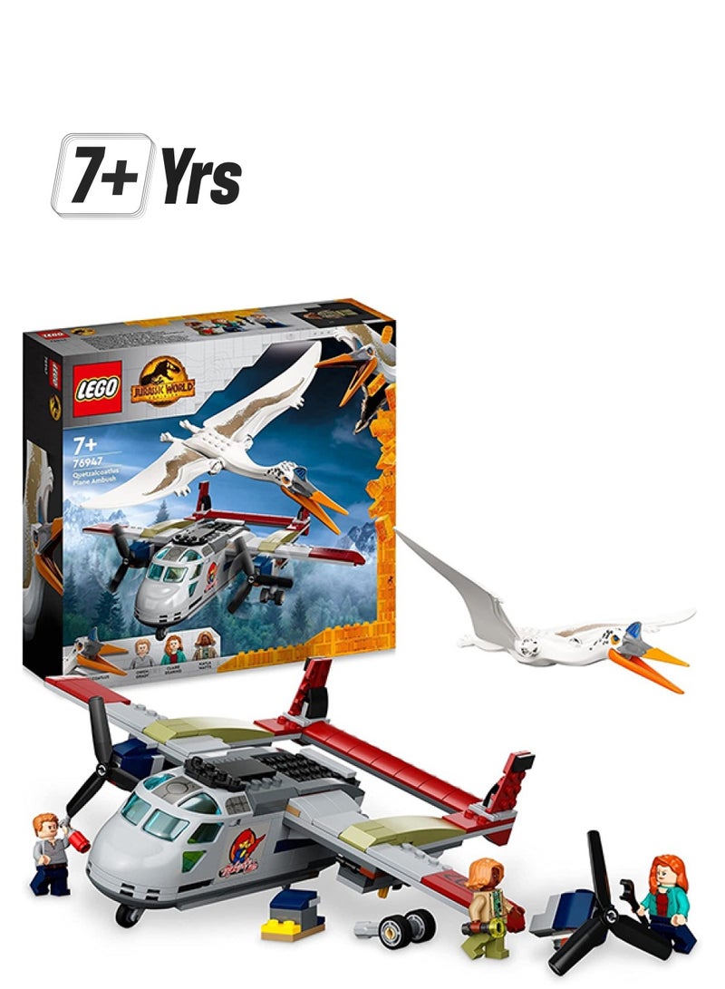 LEGO Jurassic World Quetzalcoatlus Plane Ambush 76947 Building Kit (306 Pieces) - Image 1