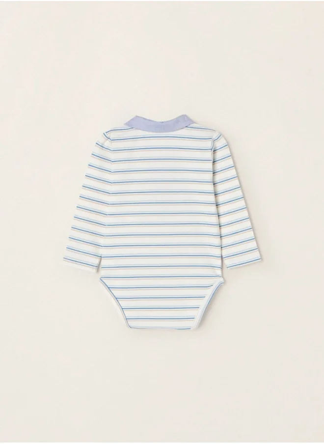 Zippy Zippy Cotton Polo-Bodysuit For Newborn