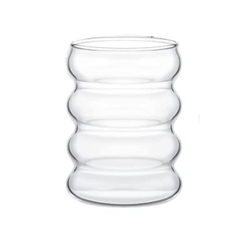 SAINTSLAVE SAINTSLAVE Drinking Glass with Glass Straw Bubble Glass Beer Glass Cups Tumbler for Cold Coffee Smoothies Juice Soda Any Drink and Any Occasion Iced Coffee Glasses for Cocktails Coffee Soda  - Image 1