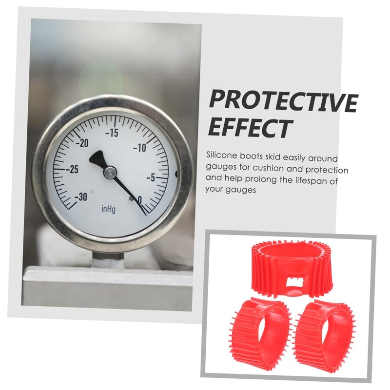 طقم حماية لمقياس الضغط 3 قطع أغطية بديلة لأسيتيلين البروبان - Image 5