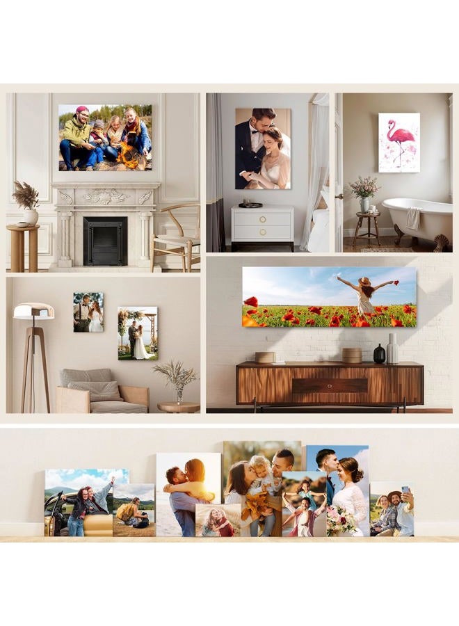 ART 4pcs DIY Wooden Canvas Stretcher Bars Canvas Frame Kit for Gallery Wraps – Sturdy Solid Wood Bars for Oil Paintings, Gallery, Posters, Diamond Painting, Home Studio Wall Decor - Image 5