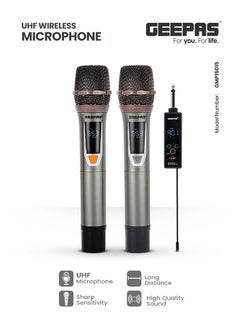جيباس ميكروفون لاسلكي UHF عالي الحساسية مع نطاق ممتد وصوت فائق  - Image 1