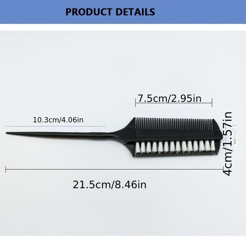 1 Set of 2 Double Sided Hair Care Comb Suitable for Dyeing Conditioning and Hair Cutting A Must Have for Latin Dance Contestants for Salons and Home Use - Image 4