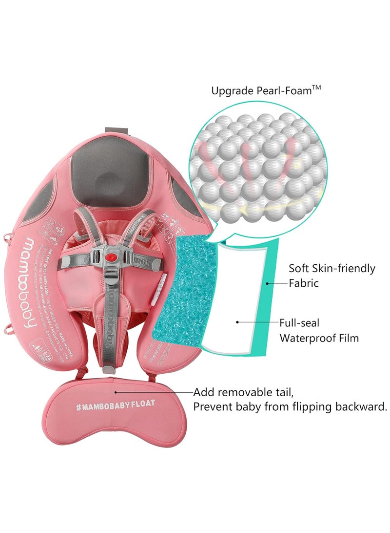 TOMSHOO Baby Pool Float with Canopy Baby Swim Float Inflatable Swimming Ring with Adjustable Sun Protection Canopy Toddler Floaties with Seat and Handle Water Toys for Age 6-36 Months - Image 2