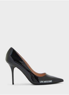 Pointed Toe Mid Heel Pumps