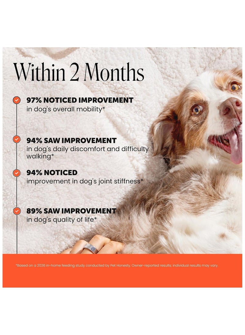 Pet Honesty Glucosamine Chondroitin, MSM, Turmeric - Advanced Hip and Joint Support Supplement for Dogs Chews and Joint Pain Relief - 90 ct - Image 3