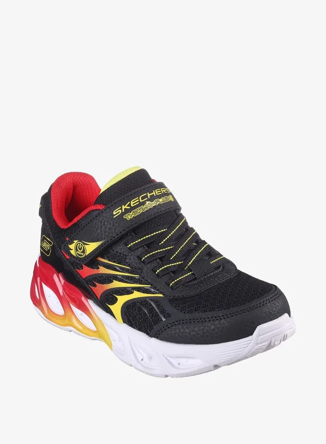 سكيتشرز Boys Sports Shoes with Hook and Loop Closure - THERMO FLASH 2.0