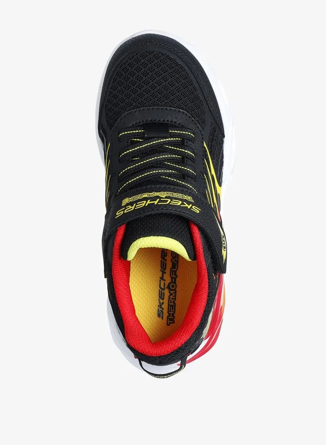 سكيتشرز Boys Sports Shoes with Hook and Loop Closure - THERMO FLASH 2.0
