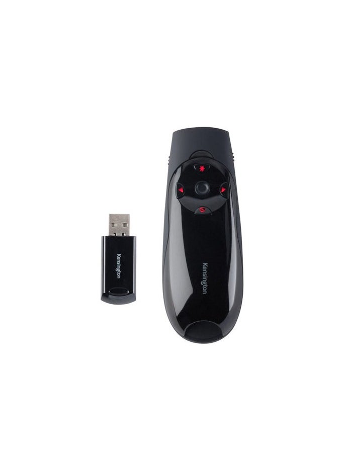 Kensington - Presenter Expert - Wireless USB Presentation Clicker with Red Laser Pointer and Cursor Control, Compatible with Windows & macOS - 45 m Range - Image 1