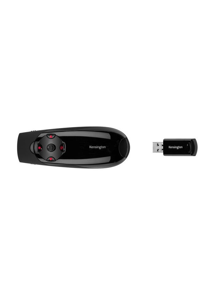 Kensington - Presenter Expert - Wireless USB Presentation Clicker with Red Laser Pointer and Cursor Control, Compatible with Windows & macOS - 45 m Range - Image 1