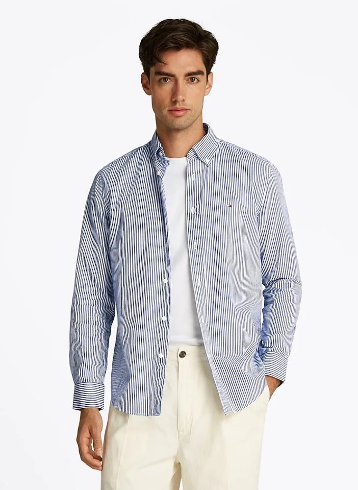 تومي هيلفيغر Flex Poplin Classic Regular Fit Shirt