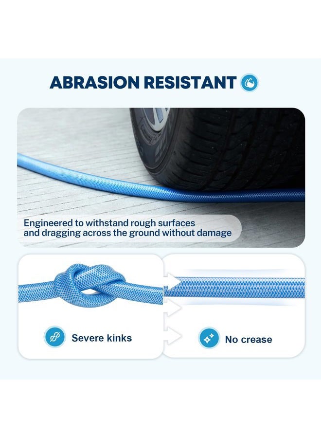Kohree KR2142 25ft RV Water Hose, Heavy-Duty Reinforced PVC Construction, Blue, 25' - Image 4