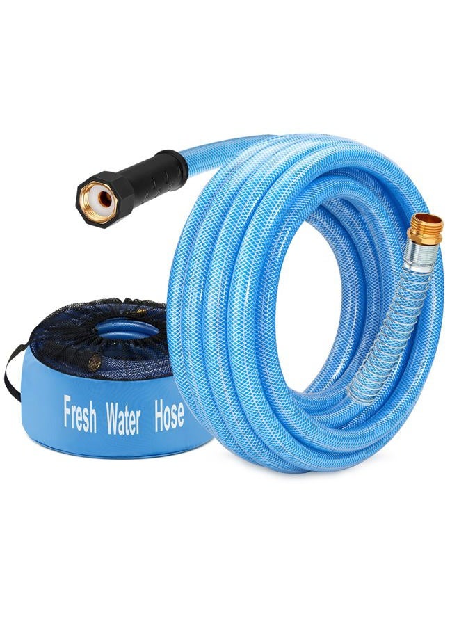 Kohree KR2142 25ft RV Water Hose, Heavy-Duty Reinforced PVC Construction, Blue, 25' - Image 1