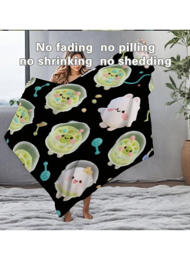 عام بطانية رقيقة من الفانيلا الكرتونية للأطفال والرضع (دافئة ومريحة، ومناسبة للنوم والألعاب) 70 سم * 100 سم - Image 4