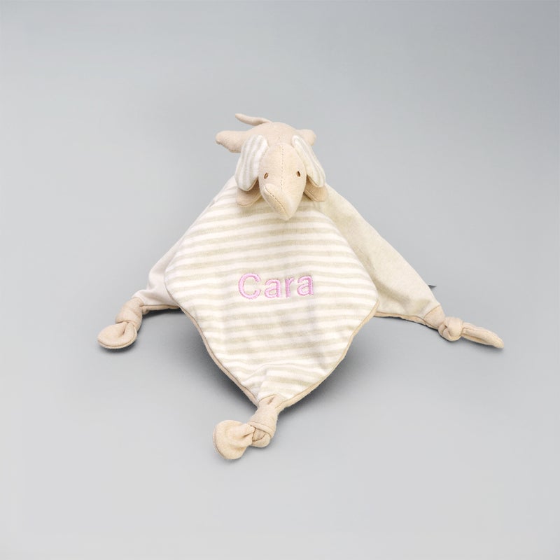 Lovingly Signed Organic Cotton Elephant Comforter - Image 1
