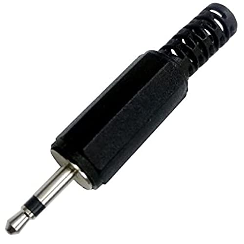 CESS 2.5mm TS Male Plug Jack Black Audio Cable Connectors (2 Pack) - Image 4