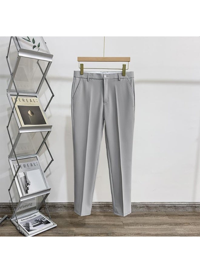 Shougu Men's Fashionable Casual Business Suit Pants 
