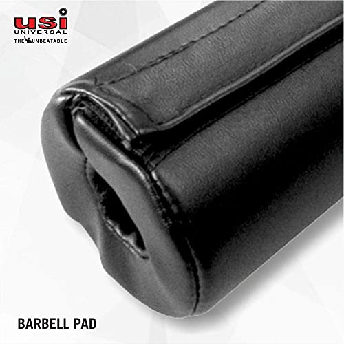 USI Polyurethane (Pu) Universal Brpb Barbell Pad, Hip Thruster Foam Squat Bar Neck Pad For Men&Women Weight Lifting Equipment, Athletics Squat Pad Barbell Pad (Black, Pack Of 1 Pc) - Image 5