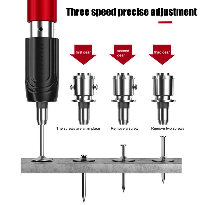 Portable Home Fit Up Metal Plate Nailer Multi-function Wall Fastening Tool Labor-Saving Nail Machine Wall NailsShooting Machine - Image 5