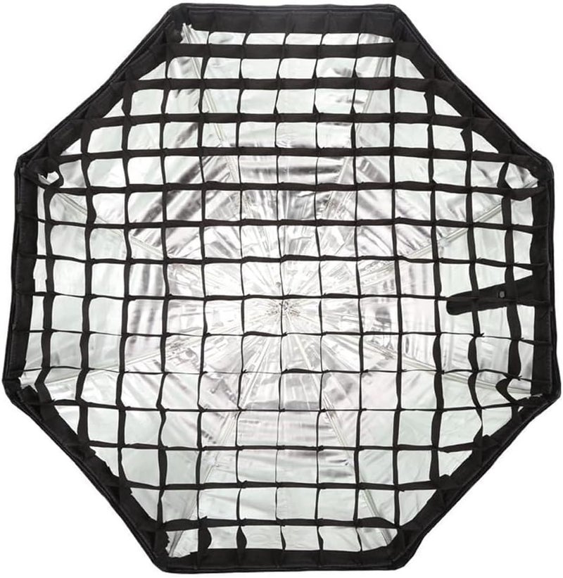eWINNER Flexible usage build Portable Octagon Round Long strip rectangle Umbrella Softbox Honeycomb Grid for Softbox Studio Flash Speedlite Photography Photo Shooting Video Accessory (95CM, Octagon Grid) Individual group scene compatible - Image 5
