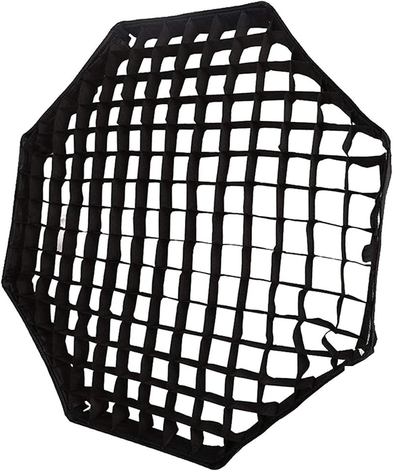 eWINNER Flexible usage build Portable Octagon Round Long strip rectangle Umbrella Softbox Honeycomb Grid for Softbox Studio Flash Speedlite Photography Photo Shooting Video Accessory (95CM, Octagon Grid) Individual group scene compatible - Image 1