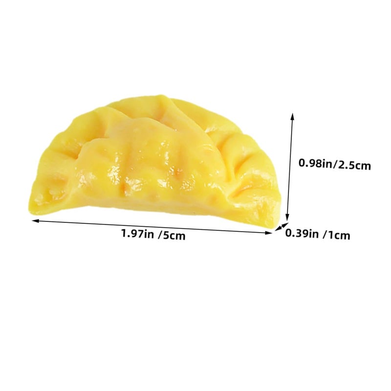6Pcs Realistic Fake Dumpling Models For Restaurant Display Supermarket Decoration - Image 3