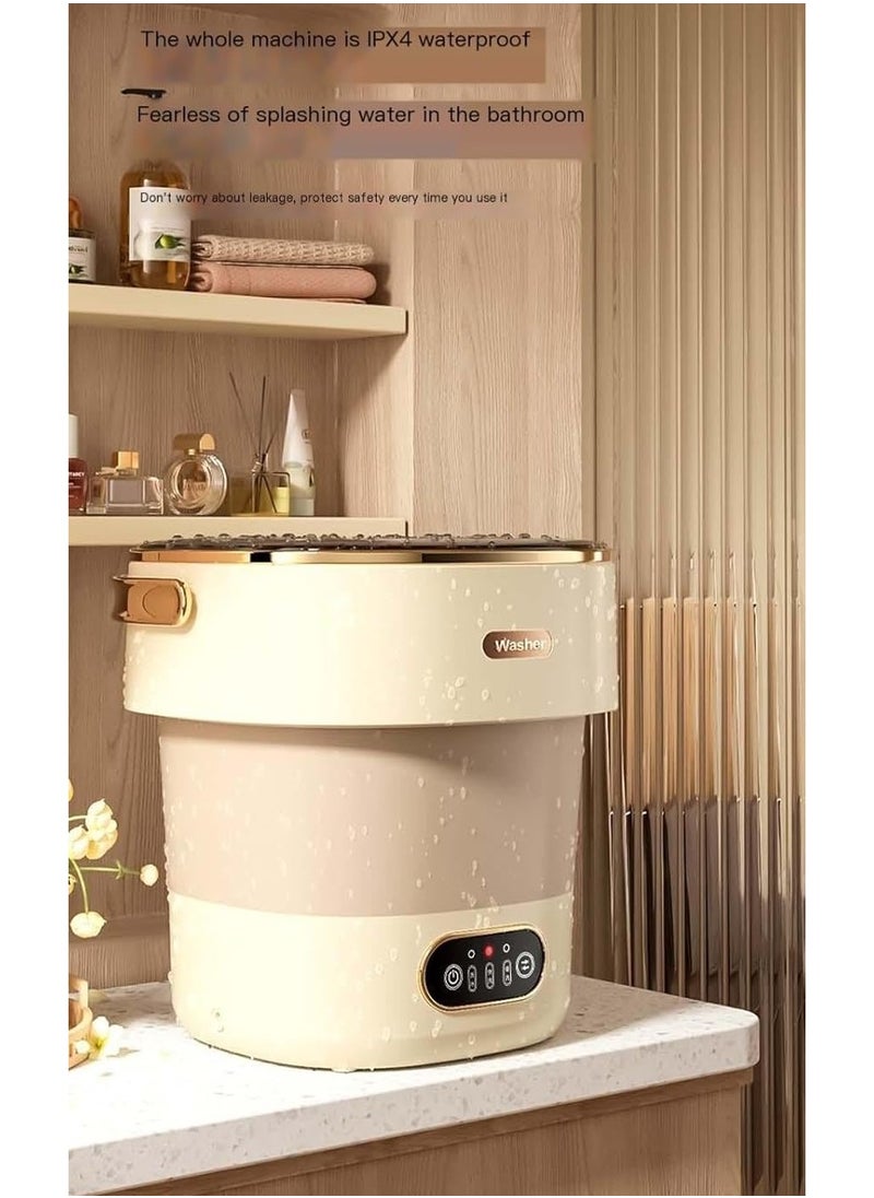 AROAQ - Portable Folding Mini Washing Machine for Underwear Baby Clothes Suitable for Apartments Dormitories Camping And Travel - Image 1
