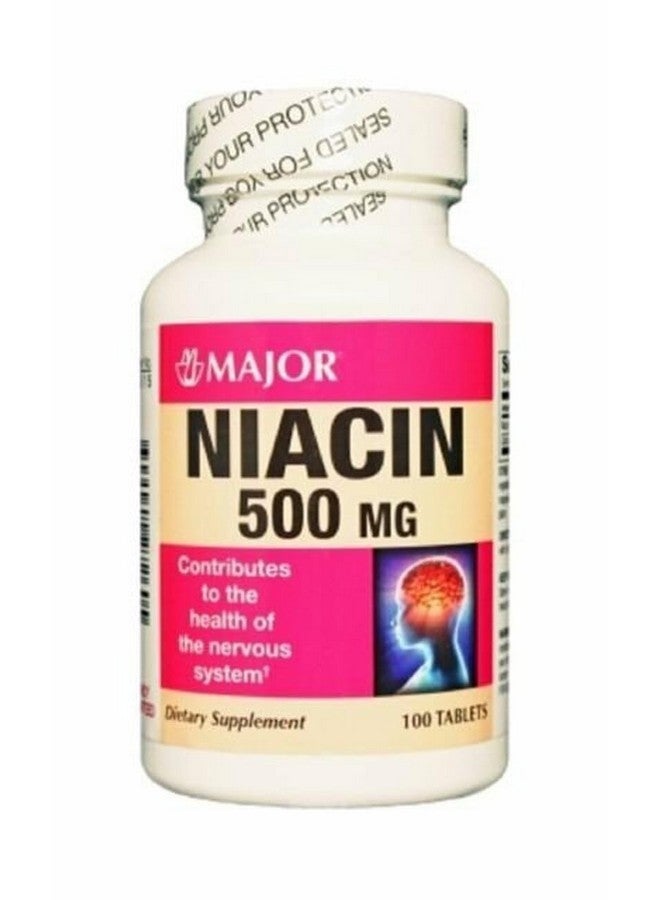 مكمل غذائي فيتامين ب نياسين 500 ملغ 100 قرص